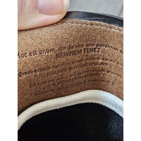 Esseutesse Leather Fringe Sneaker Black Women’s Size 39 EUR 9 US Made In Italy - Picture 10 of 11